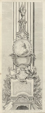 Epitaaf van baron de Besenval in Parijs