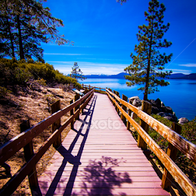 Sand Harbor State Park by Becca McKinnon - City,  Street & Park Vistas