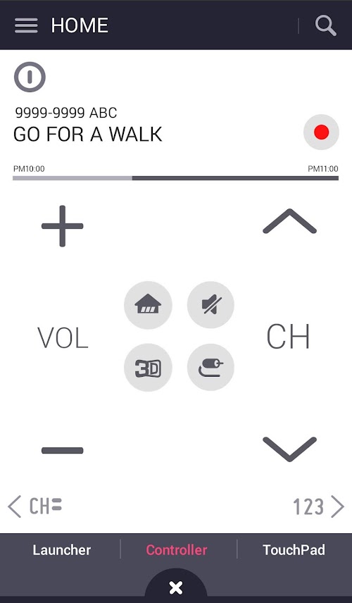 Android application LG TV Plus screenshort