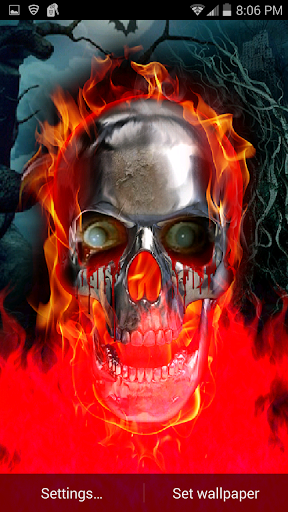 免費下載娛樂APP|Metal Skull Electric Shock LWP app開箱文|APP開箱王