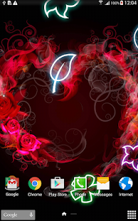 Glowing Flowers Live Wallpaper - Android Apps on Google Play