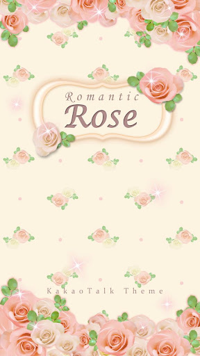 아이디자인 Rose Flower 카카오톡 테마