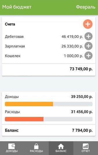 Мой бюджет PRO Screen 1