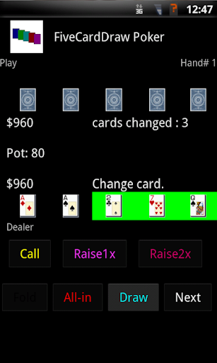 【免費紙牌App】Five Card Draw-APP點子