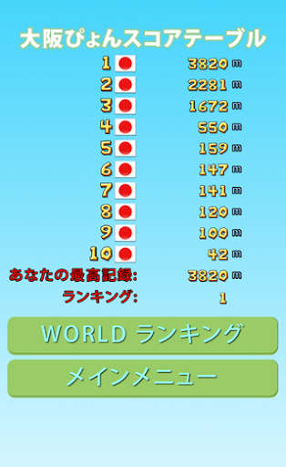 【免費休閒App】大阪ぴょん！日中韓友好都市HighScore Ranking-APP點子