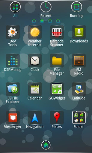 Blackberry Theme GO Launcher EX v1.0