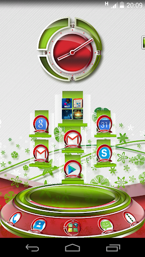 GreenLi 3D Next Launcher theme