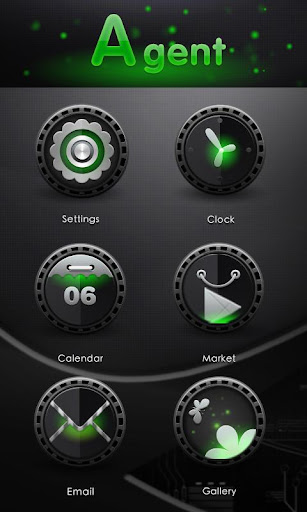 FREE Agent GO Launcher Theme