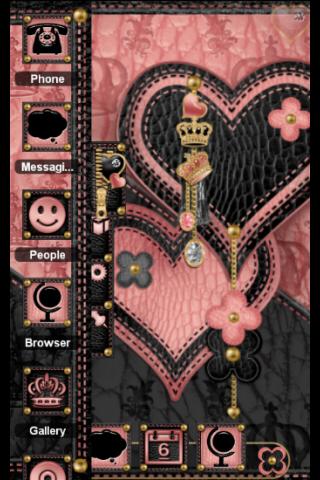 TSF Th Pink Heart Black Crown