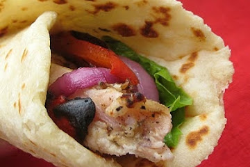 Chicken Caesar Pita Wraps