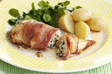 Peppered chicken with watercress