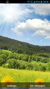 Landscape Live Wallpaper - náhled