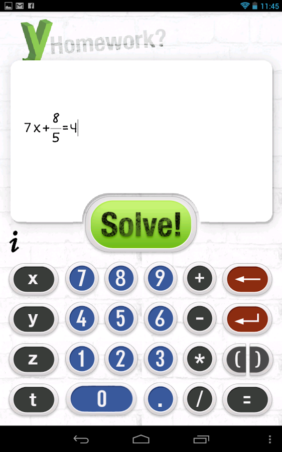 Pre algebra homework calculator online