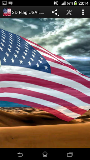 3D Flag USA LWP