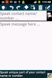 Hands free speech sms/texting poster 2