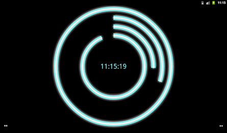 Neon Clock Live Free Wallpaper poster 9