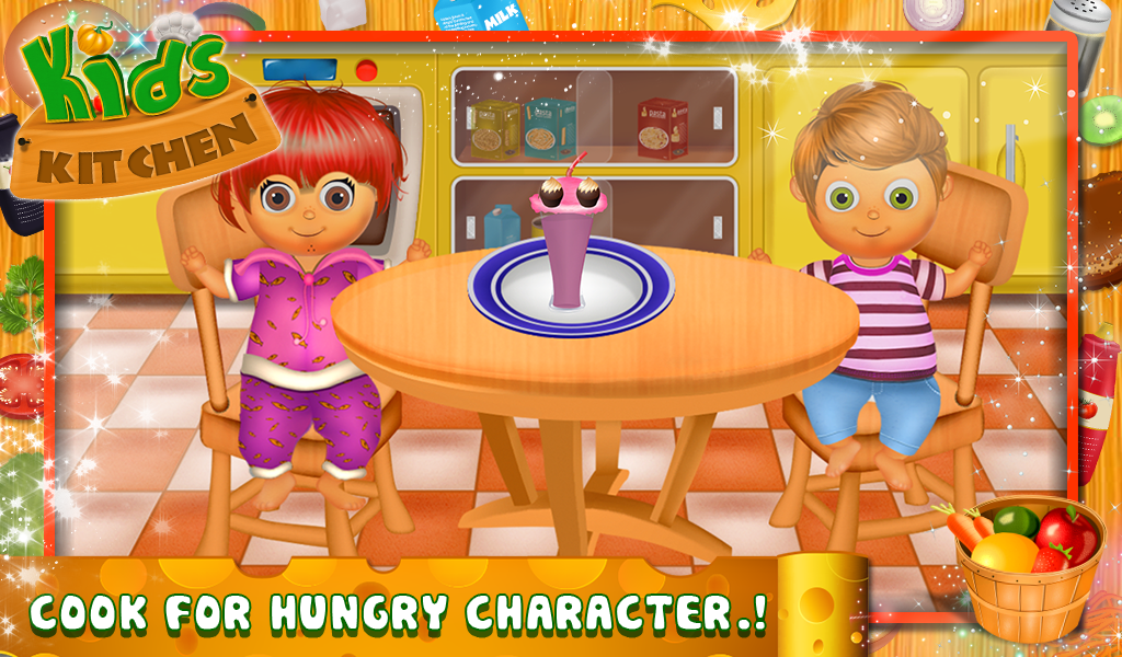 Android application Kids Kitchen screenshort