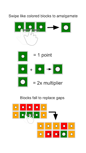 Amalgam a fast paced puzzler