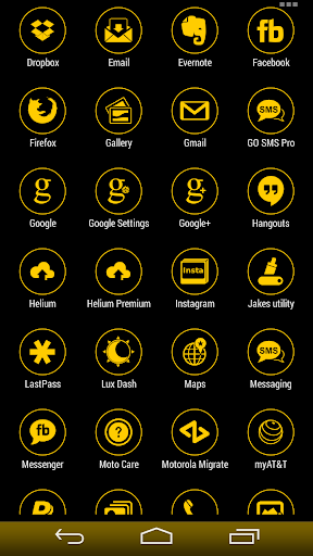 【免費個人化App】VM6 Yellow Icon Set-APP點子