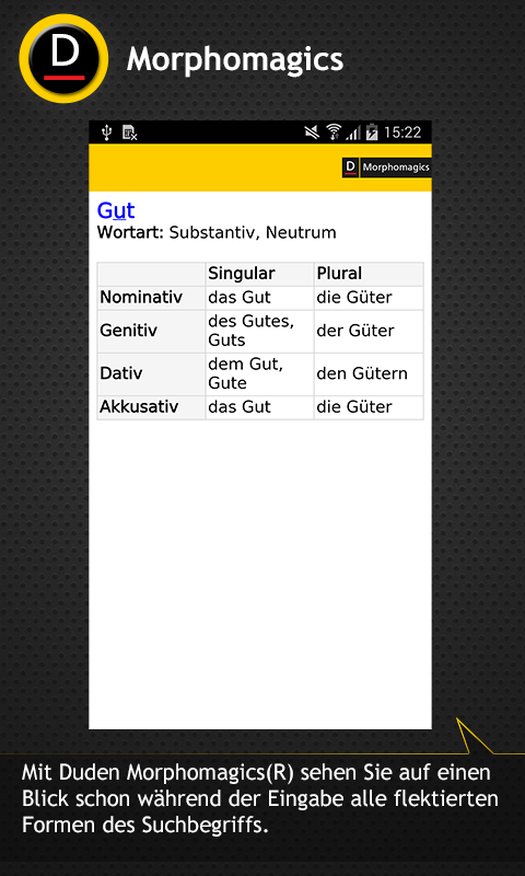   Duden Wörterbücher Deutsch – Screenshot 