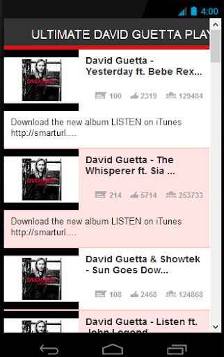 【免費音樂App】DAVID GUETTA Ultimate Playlist-APP點子