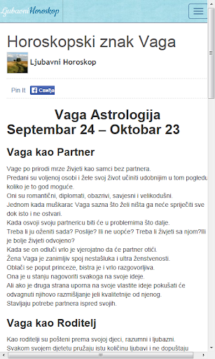 Horoskop Vaga