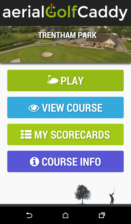 Android application Trentham Park -AerialGolfCaddy screenshort