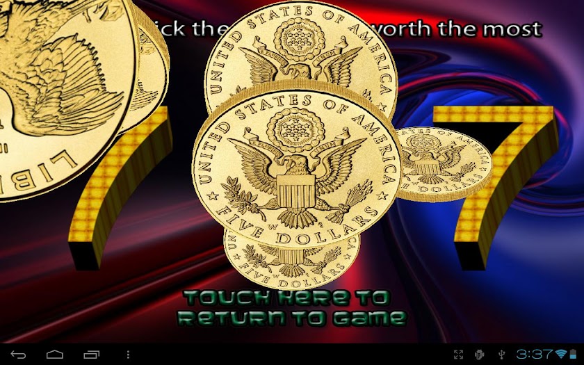 7s &amp; BAR Vegas Slot Machine Screen 3