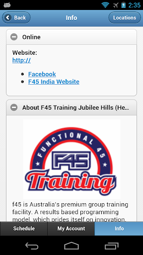 【免費健康App】F45 Training Hyderabad-APP點子