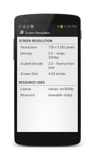 Screen Resolution