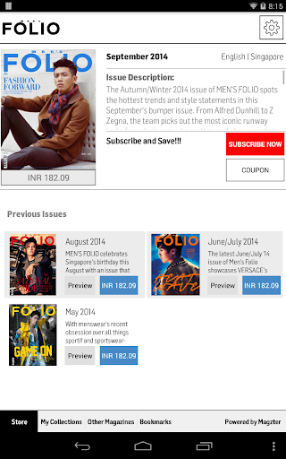 MEN 'S FOLIO Singapore
