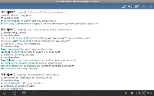 Van Dale English↔Dutch Concise - screenshot thumbnail
