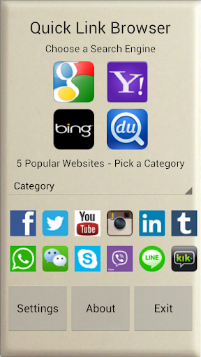 Quick Link Browser