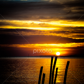 Sunset on Poles by Ynon Francisco - Landscapes Sunsets & Sunrises