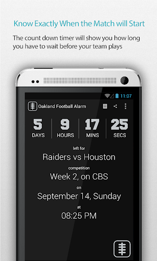 Oakland Football Alarm