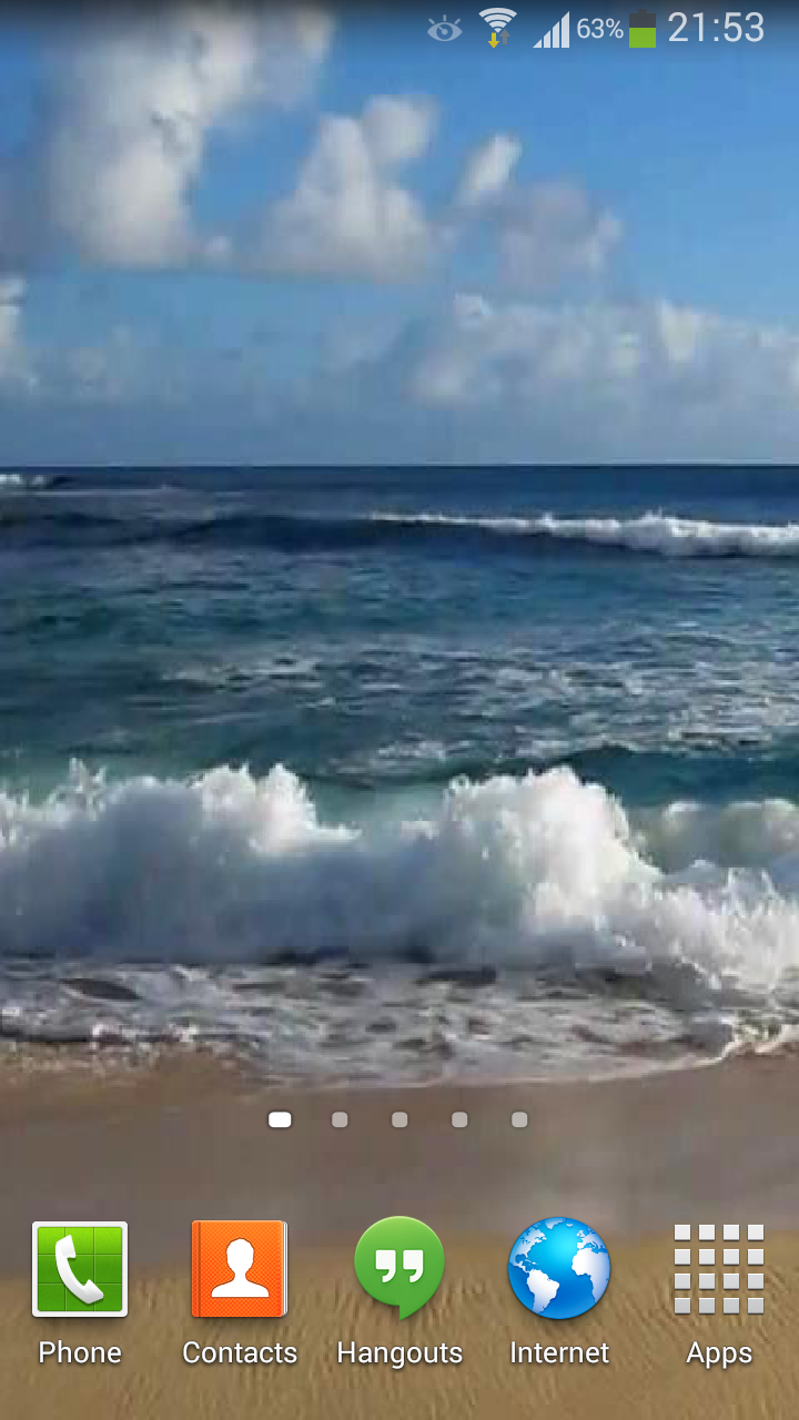 Ocean Waves Live Wallpaper 24 Screen 3