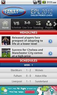 EPL Live by FanXT Screenshots 0