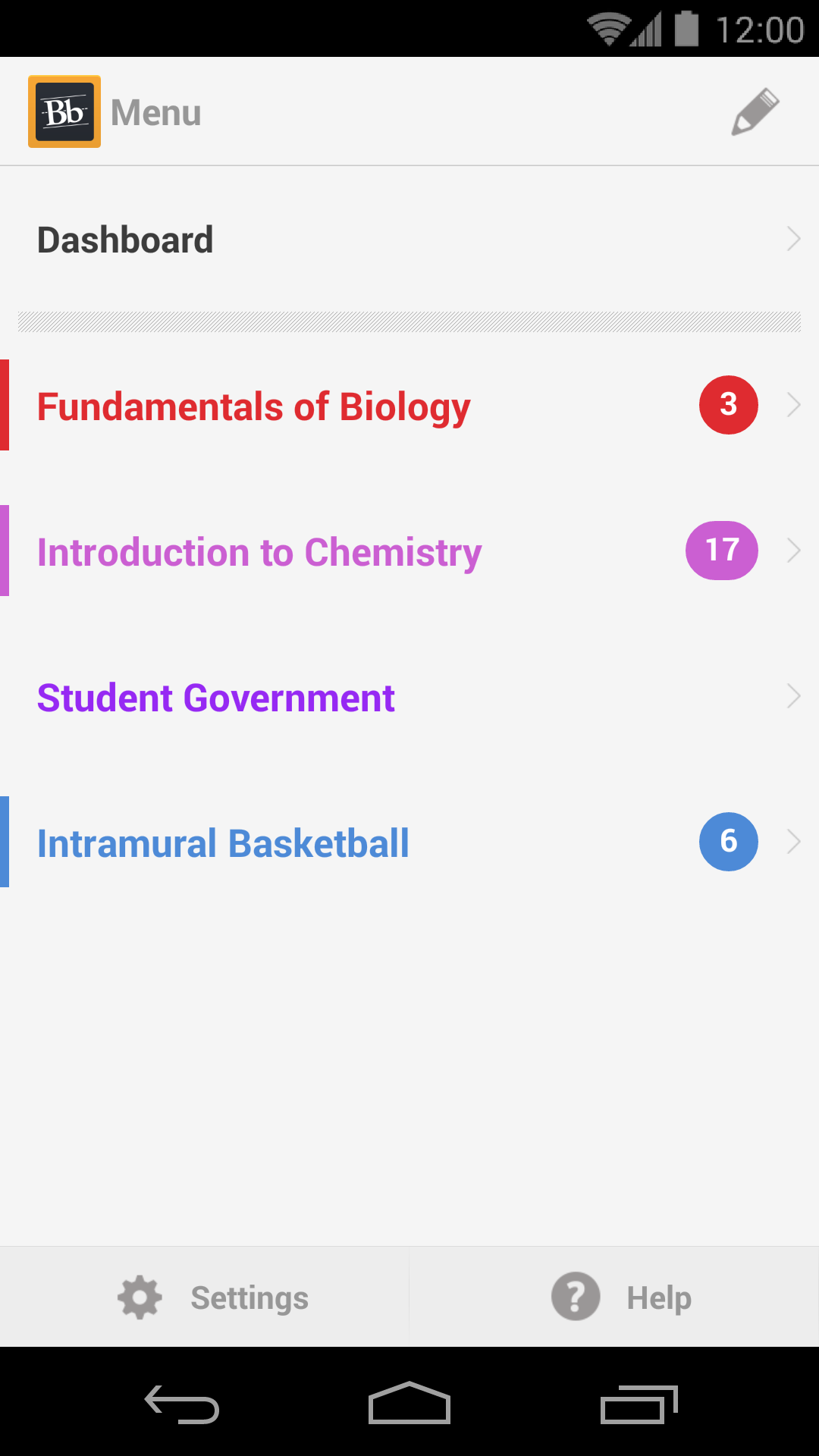 Android application Mobile Learn™ screenshort