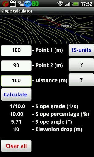 Slope calculator