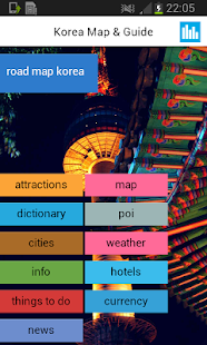 Korea offline Map Weather News