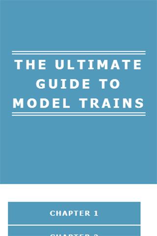 ULTIMATE GUIDE TO MODEL TRAINS