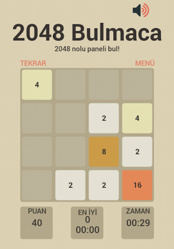 2048 Bulmaca Oyunu