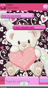 Lastest BearHearts/GO SMS THEME APK
