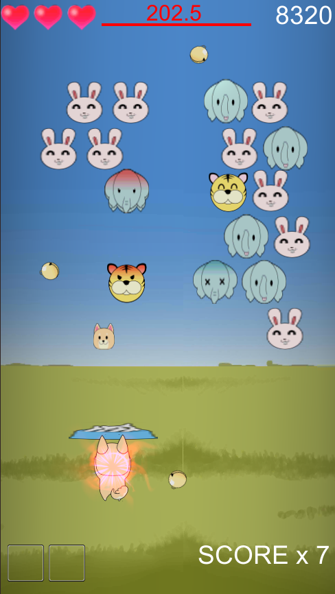 ブロック崩し-Animal Brekout- Screen 3