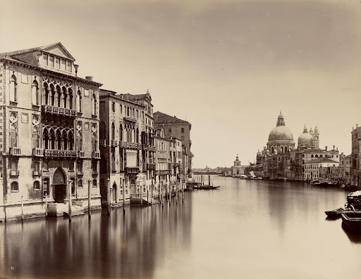 Cavalli Palace and the Church of Santa Maria della Salute on the Grand Canal, Venice