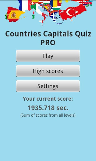 Countries Capitals Quiz PRO
