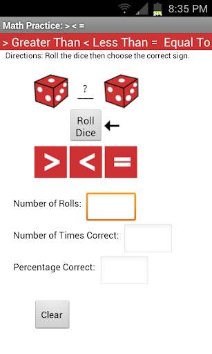 MATHROLL K2 COMPARING NUMBERS