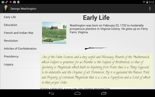 【免費教育App】George Washington-APP點子