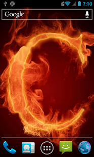 How to mod The fiery letter C live paper lastet apk for android