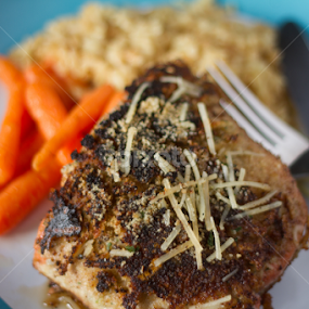 Parmasean Crusted Salmon by Keith Bryant - Food & Drink Plated Food